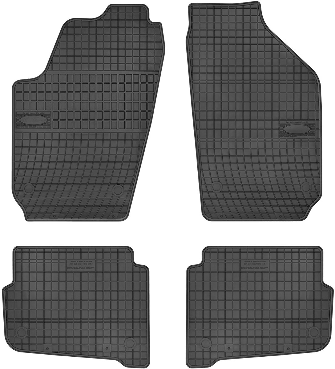 Rubbermatten Volkswagen Polo 2001-2009 - Frogum