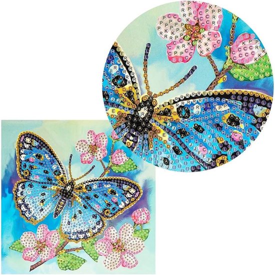 Ideen Mit Herz Diamond-Painting-Kalender | Zum Aufstellen | 21 X 21 Cm | Für Kalenderjahr 2024