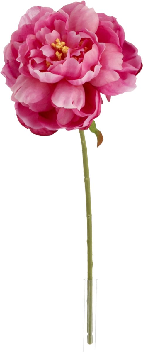 maxifleur Kunstplanten Pioen Kunstbloem 38cm Cerise Roze