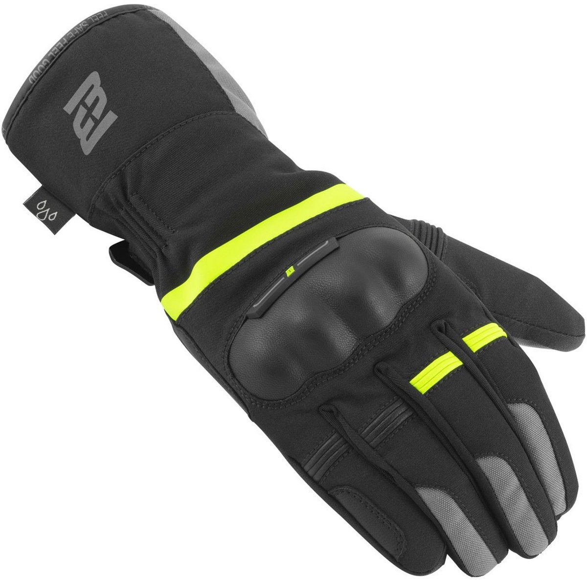 Bogotto Proto-RS Waterdichte Zwart Geel Handschoenen - Handschoen