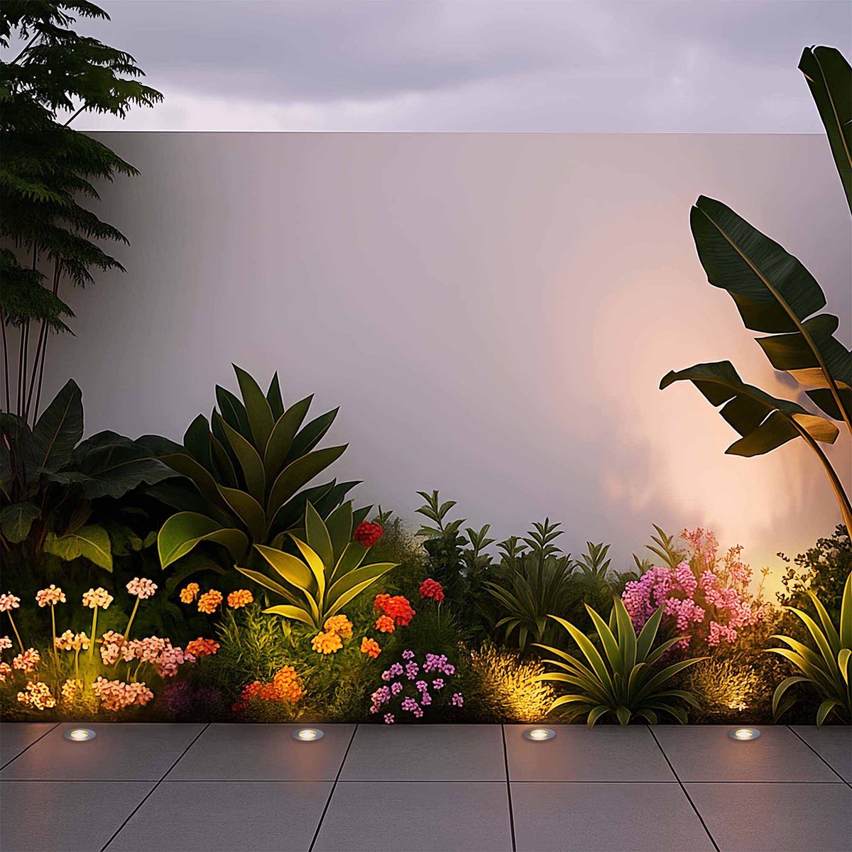 Ledvion LED Grondspot 9 stuks Vierkant GU10 3W 230V 4000K Neutraal wit IP67