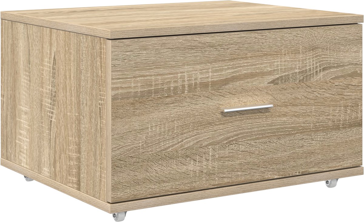 vidaXL Ladekast - 55 - x - 45 - x - 31 - cm - Sonoma - Eik Sonoma eiken