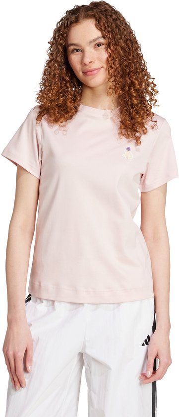 adidas Sportswear Cat Patch Graphic T-shirt - Dames - Roze- XL