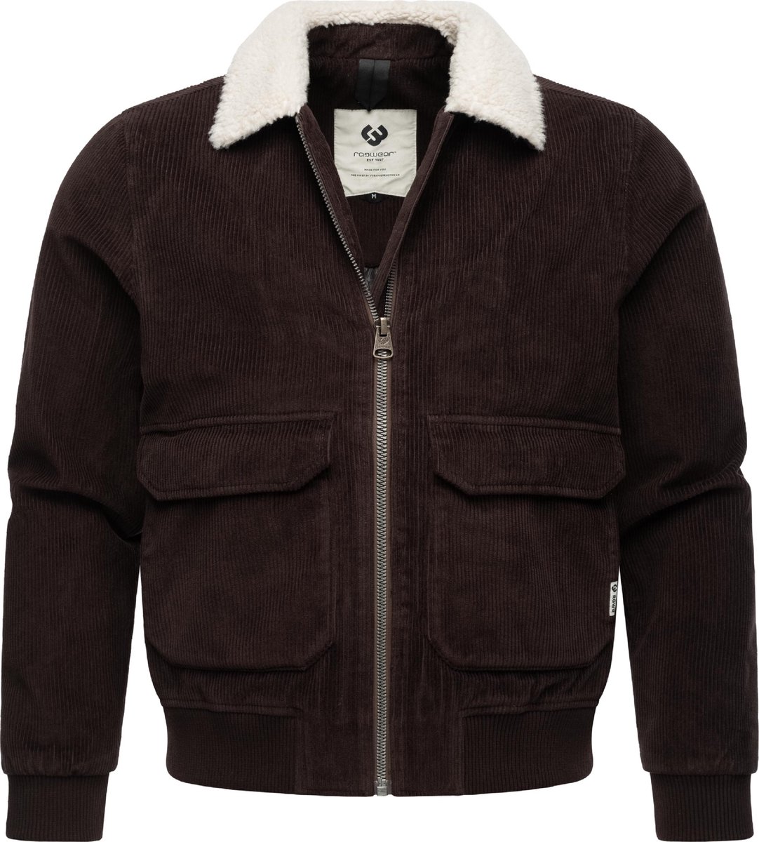 Ragwear heren ribfluwelen jas Aviss