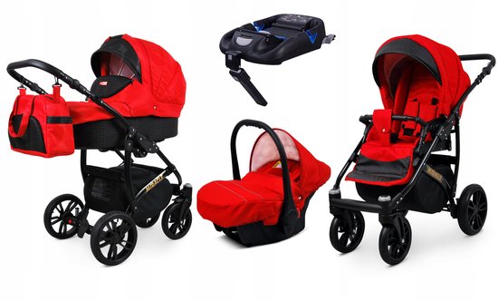 3-in-1 combi-kinderwagen, standaard kinderwagen, reissysteem voor pasgeborenen, draagbaar, opvouwbaar, vrij zicht, 518 kaki