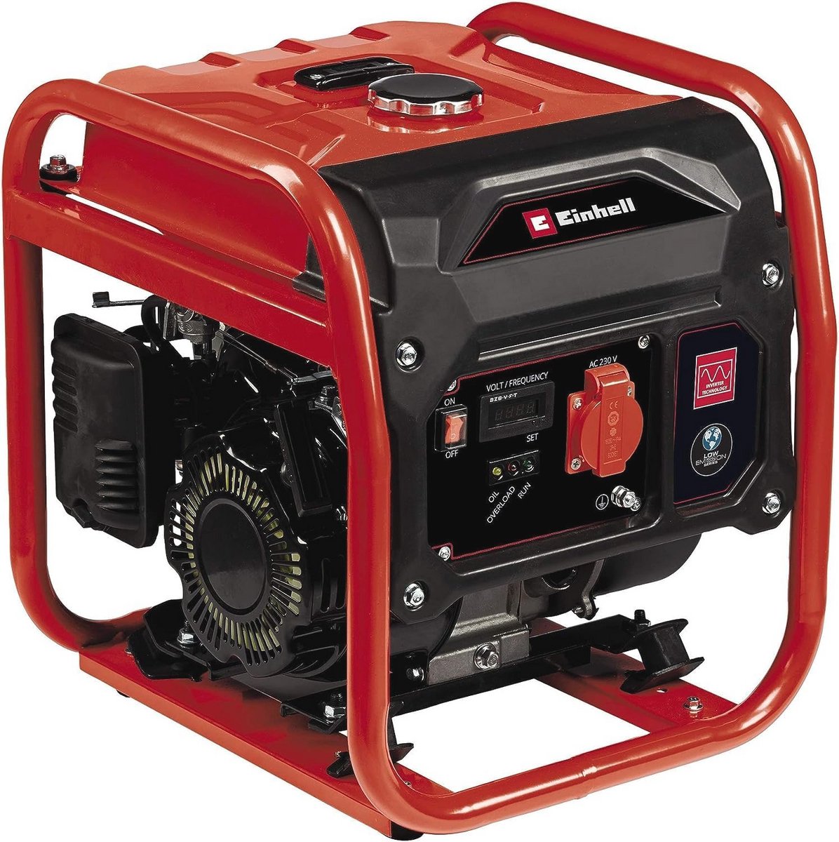 Stroomgenerator Benzine 1100 Watt met 230V Stopcontact en Overbelasting Beveiliging