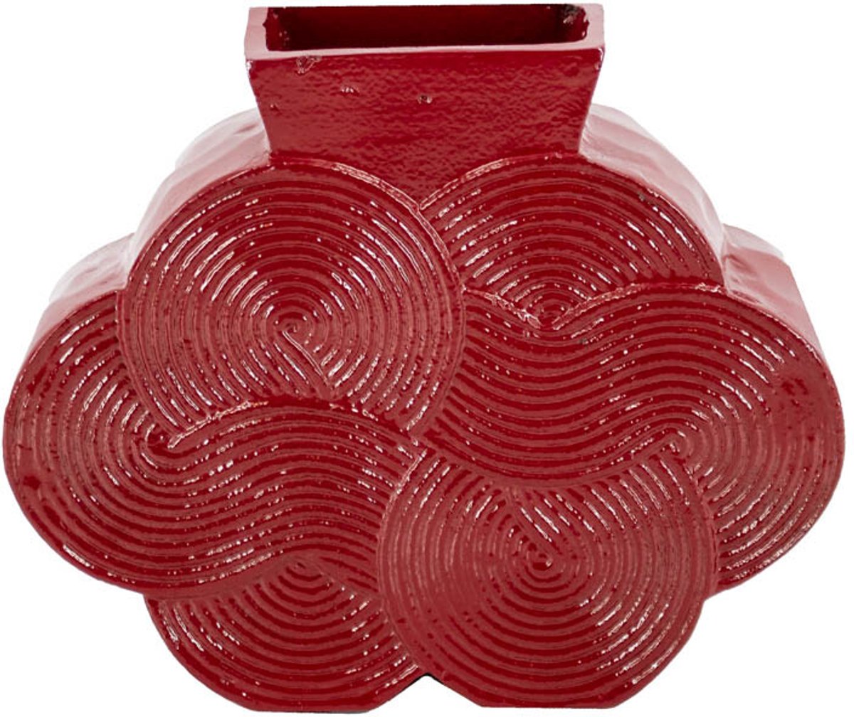homebound by ky Vaas Fluff maroon | vaas | 21x6x25cm Rood