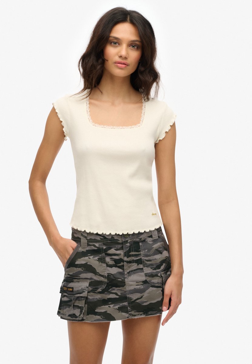 Superdry Utility Parachute rok Dames Rokken Wave Tiger Camo