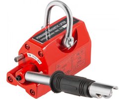Magnetische Lifter PRO - Hefmagneet - 100KG - Voor Staalplaten & Cilinders - 135x67 mm