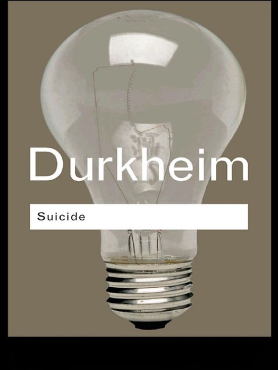 Routledge Classics - Suicide - cover