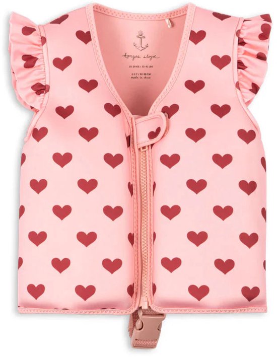 Konges Sløjd Avery Swim Vest/Zwemvest/Drijfvest - Amour Pink - 3-6 jaar