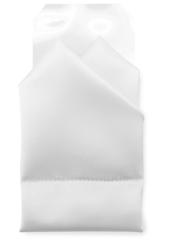 We Love Ties - Pochettes de costume - Pochette de costume blanche pré-pliée sur carton - blanc