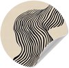 Lignes - Ondulées, Beige