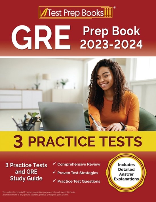 GRE Prep Book 2023-2024 - cover