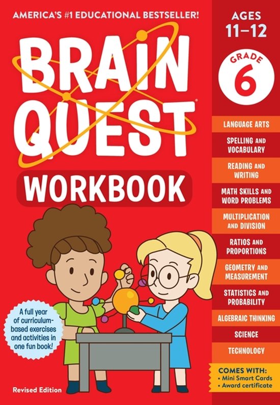 Brain Quest Workbook: 6th Grade (Revised Edition) - cover