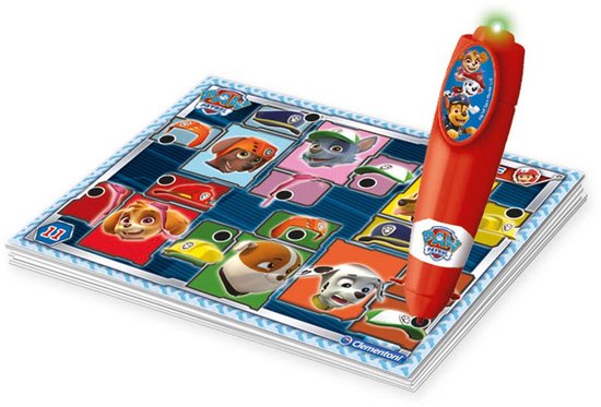 Clementoni Spelend Leren - Interactieve Pen Paw Patrol - Meer dan 200 Educatieve Quizzen - Educatief Speelgoed 3-6 Jaar