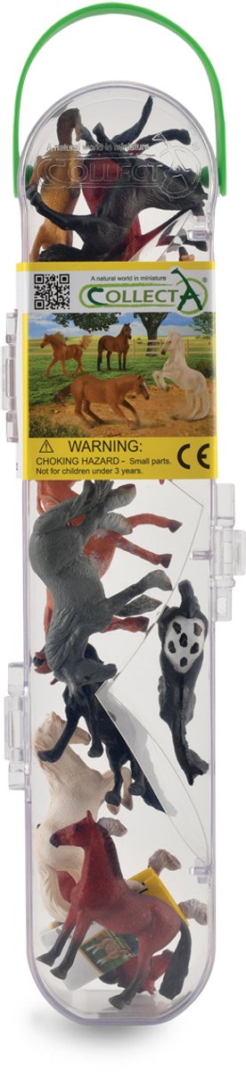 COLLECTA Figurine Mini Set - 12 Paarden - Paarden - Handgeschilderd - Miniatuur — cadeau in Spellen & Speelgoed - foto 2