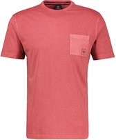 Lerros T-shirt T Shirt Met Borstzak 2543036 331 Earth Red Mannen Maat - XL
