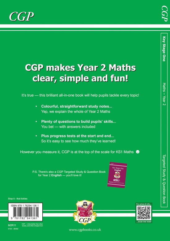 KS1 Maths Targeted Study & Question Bk Y | 9781782941361 | Cgp Books ...
