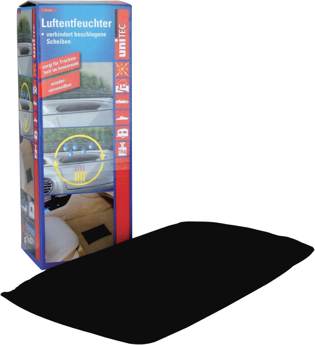 Luchtontvochtiger 1 kg voor Voertuigen - Voorkom Vocht & Schimmel