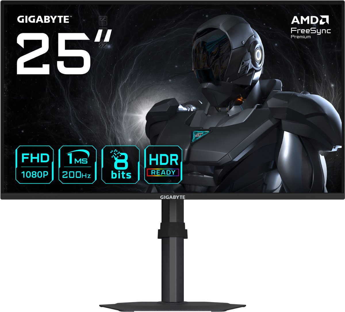 Gigabyte G25F2 - Full HD IPS Gaming Monitor - 200Hz - 25 inch - Gigabyte - €105,00