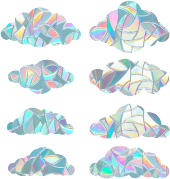Raamsticker | Regenboog met sterretjes - Geboorteplein.nl