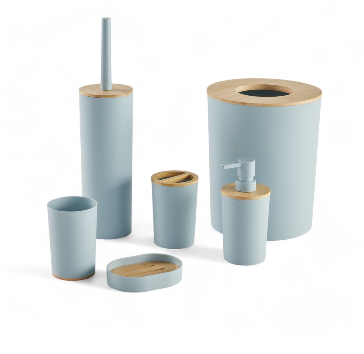 Set van 6 badkamer- en WC-accessoires UTILITY