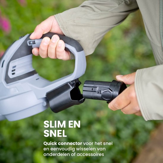 Qlt Accu Bladblazer 12v met Accu en Lader - Lichtgewicht Handbladblazer - Traploze Snelheidsregeling - 120-220 Km/u van QLT — afbeelding 5