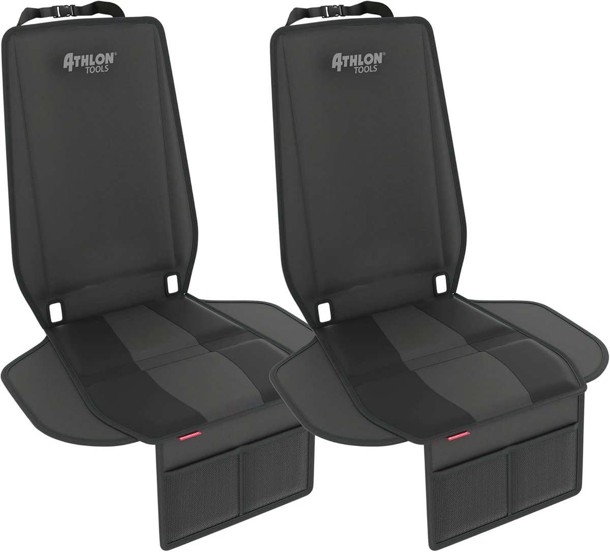 Onderlegger kinderzitje met zijbescherming - Ideale pasvorm en zachte bekleding, 2 stuks, Isofix-compatibel