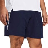 Under Armour UA Woven Wdmk Shorts Heren Sportbroek - Blauw - Maat L