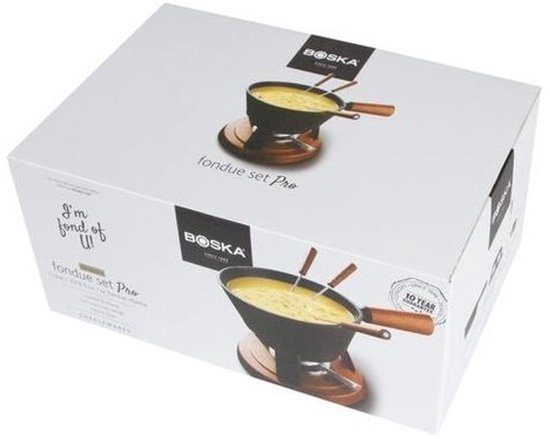 Boska Fondueset Pro - Fonduepan - Kaasfondue - voor Iedere Kookplaat - 1,2 L
