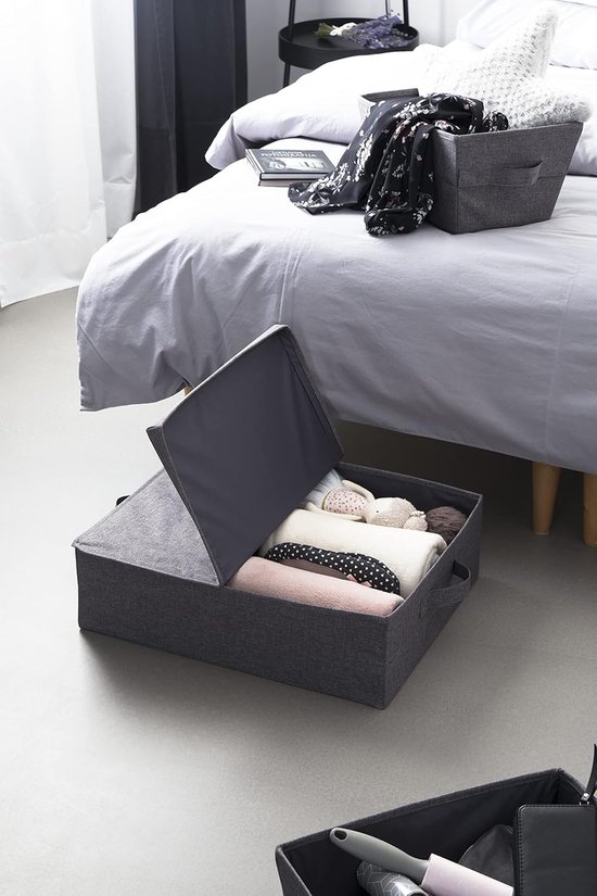 Boîte de rangement compacte et pliable Ibenzoa® avec poignées renforcées - Idéale pour Diverse utilisations