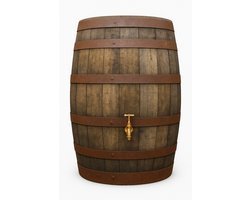 Houten Regenton met waterkraan - 190 liter