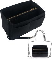 Tote Organizer Insert, Portemonnee Insert voor Handtassen, Tote Bag Organizer met 11 zakken, Suitable for Neverfull for Speedy for Carryall for Birkin and More (Rood, M