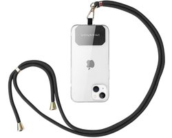 imoshion Universeel telefoonkoord - Telefoon Ketting - GSM Koord geschikt voor iPhone en Samsung - Zwart