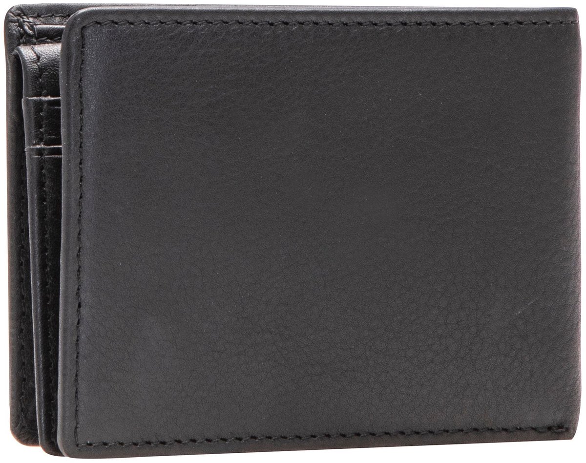 Maître F3 Gerold Portemonnee RFID-bescherming Leer 10.5 cm - Jongens - Horizontaal - black