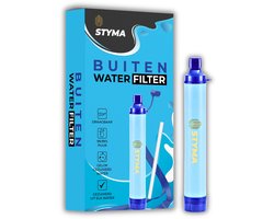 Waterfilter - Water Zuiveringspomp - Waterfilter survival - Outdoor life - BPA-vrij - Noodpakket - Filtert 1500L - Water Filter Straw - Water Filtersysteem - Overlevingsuitrusting - Survival Kit - waterfilter noodpakket - Overleving Kit - water filte