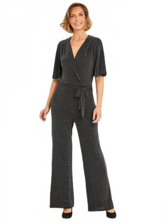 Combinaison avec pantalon portefeuille brillant