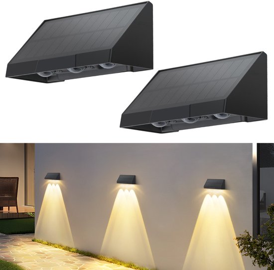 Quntis 4'lü Set Solar Duvar Lambası, Dış Mekan Için IP65 Solar Lamba Dekoratif Solar Bahce Lambasi P 1253900 Quntis 4'lü Set Solar Duvar Lambası, Dış Mekan Için IP65 Solar Lamba Dekoratif Solar Bahce Lambasi P 1253900