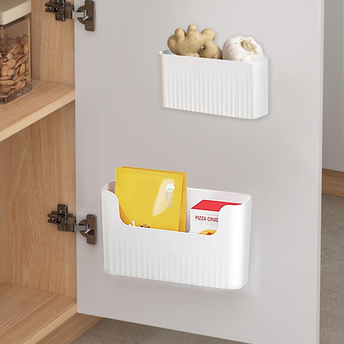 Ibenzoa® Veelzijdige Zelfklevende Keuken- en Badkameropbergset voor Optimale Ruimtebenutting