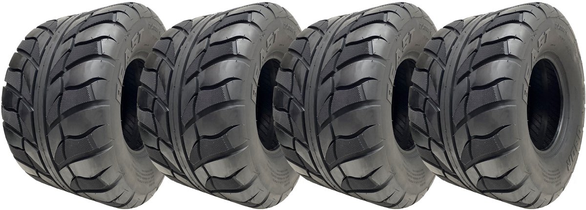 20x11.00-9 (275/50-9) OBOR Beast 6-laags tubeless banden 46N, goedgekeurd voor de openbare weg (set van 4)