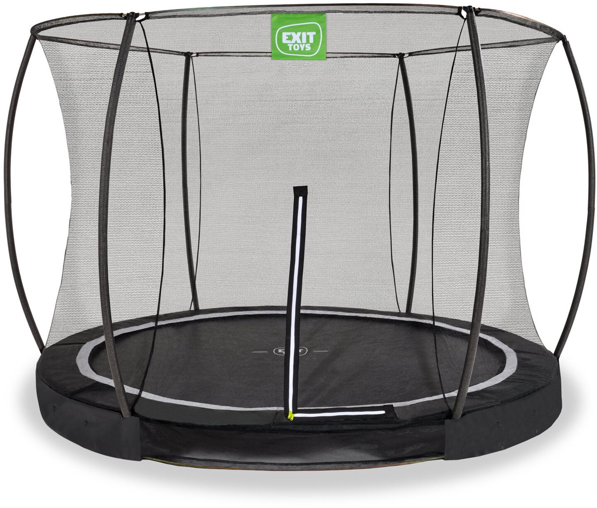 EXIT Black Edition inground trampoline ø244cm - zwart