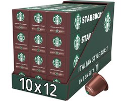 Starbucks by Nespresso capsules Italian Style Roast - 10 koffiecups x 12 doosjes