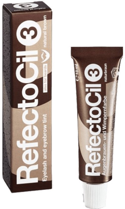 RefectoCil Wenkbrauw- en Wimperverf - Nr. 3 Bruin - 15 ml
