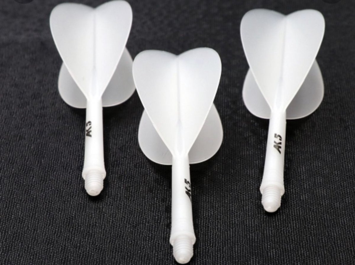 Cuesoul - Tero Flight System AK5 Rost Teardrop - Ice - Dart Flights M