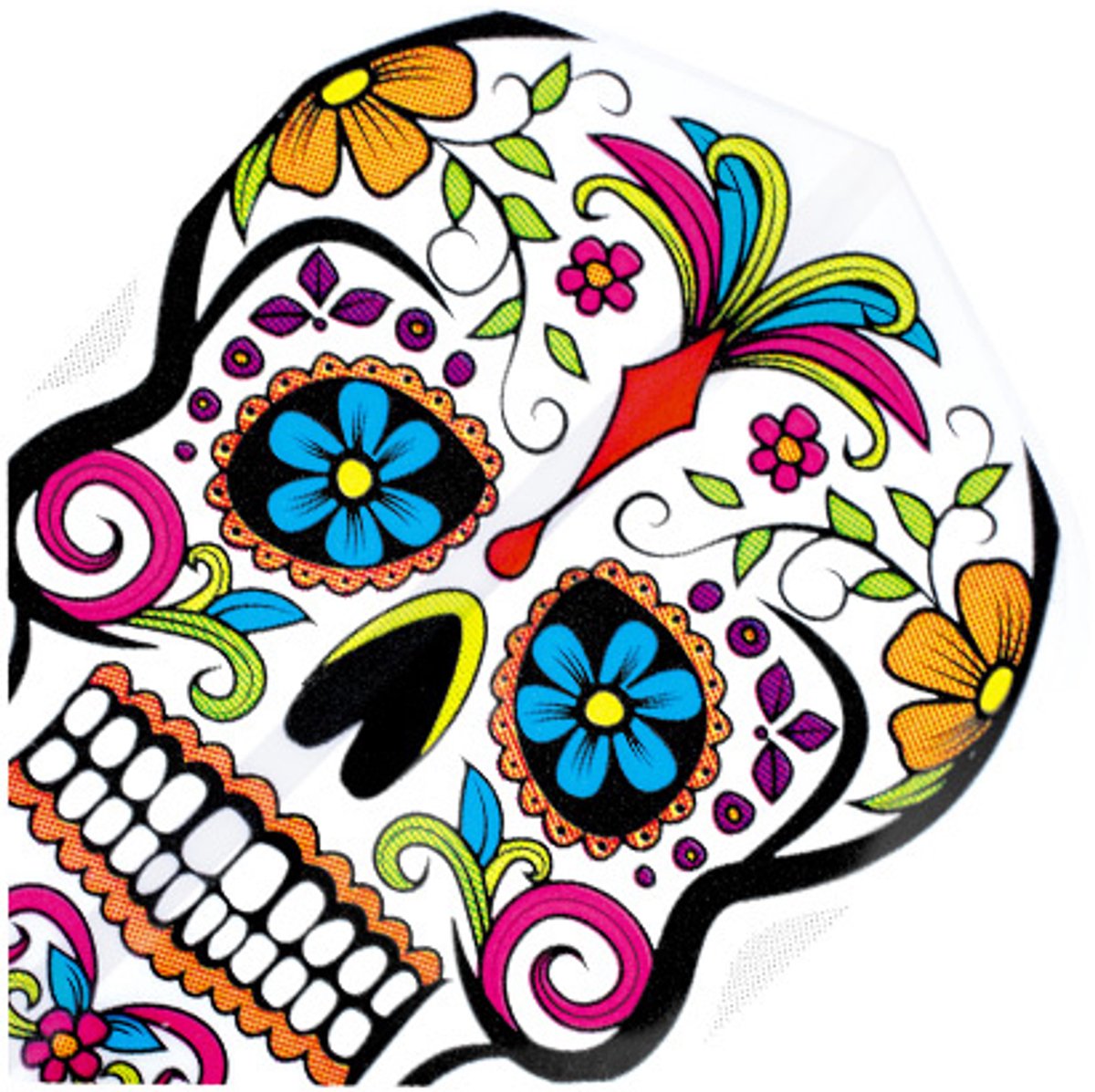 Harrows Quadro Grafiti Skull - Dart Flights