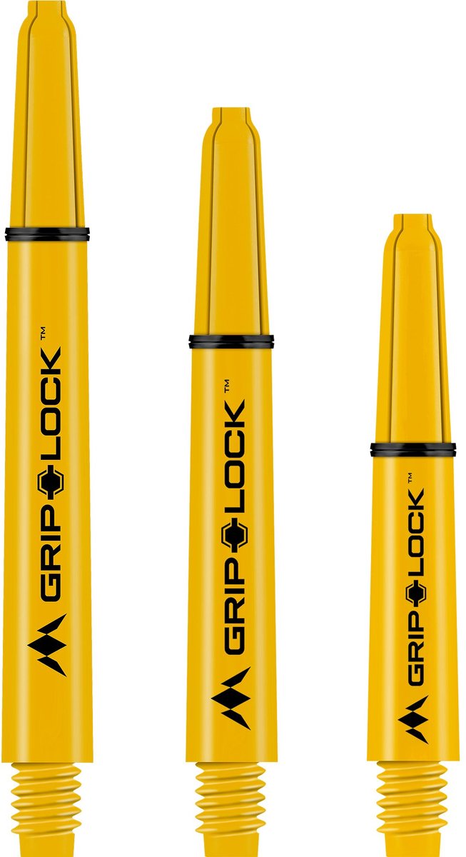 Mission Griplock Shaft Yellow - Dart Shafts Medium