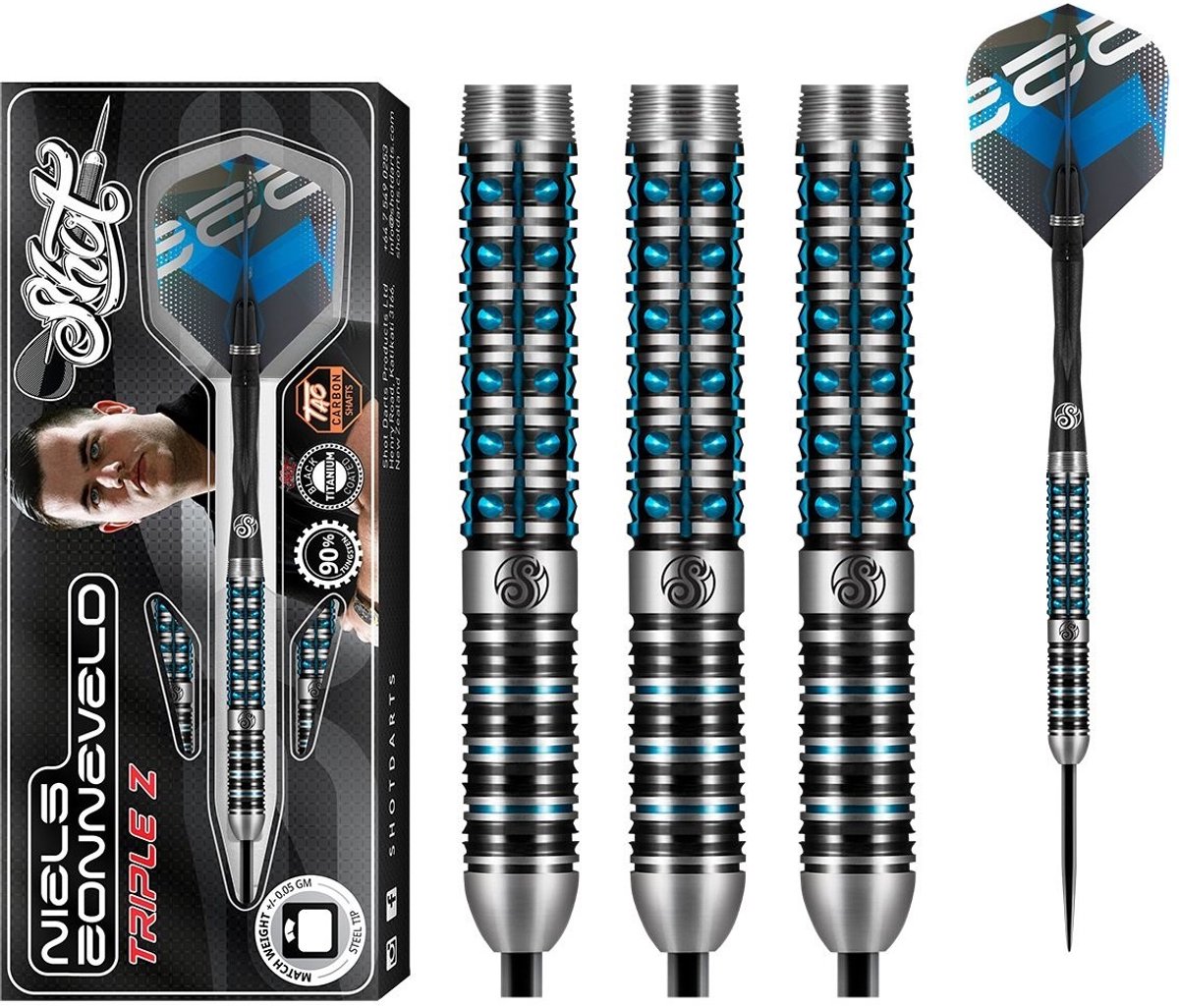 Shot Niels Zonneveld 90% - Dartpijlen 23 Gram