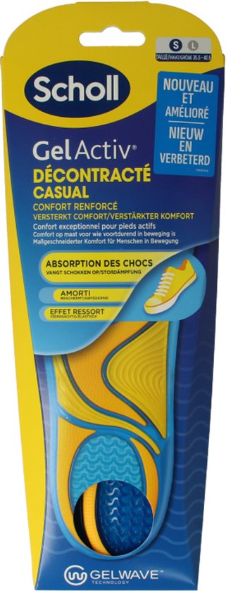 Scholl GelActiv Inlegzolen Casual Small Dempende Zooltjes