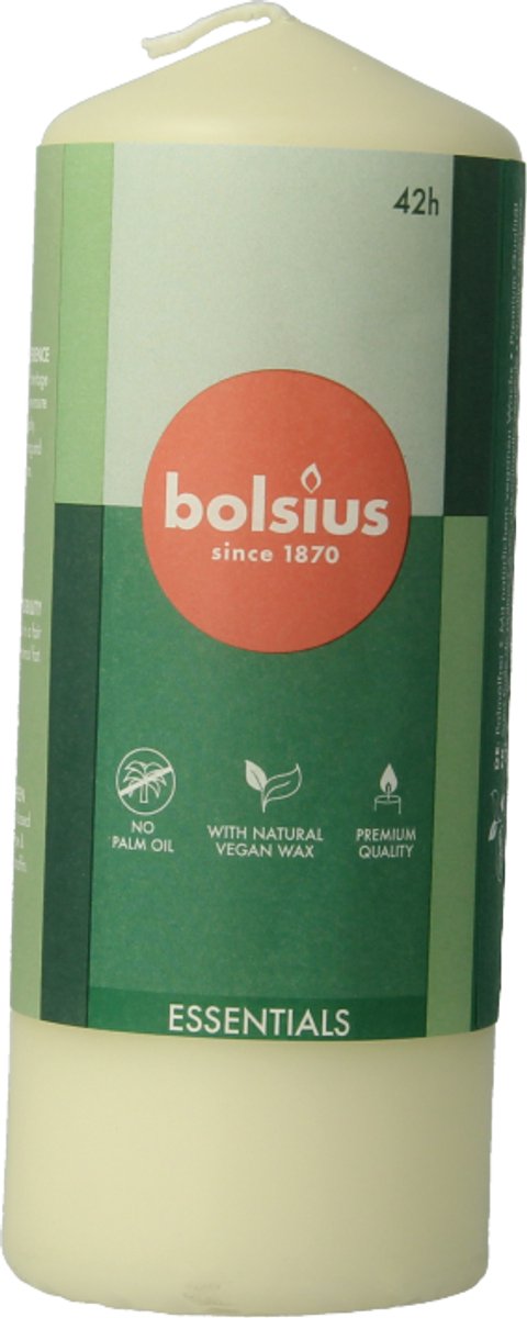 Bolsius - Stompkaars - Essentials - 150/58 - 1 Stuk - Soft Pearl